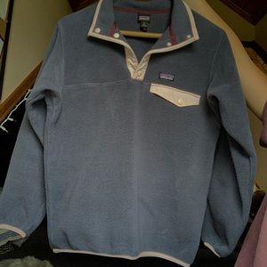 Navy and blush Patagonia sweater